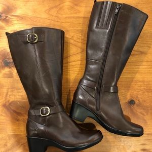 Clark’s leather boots NWOT
